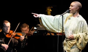 Laura Mvula performs in Prague, Czech Republic.