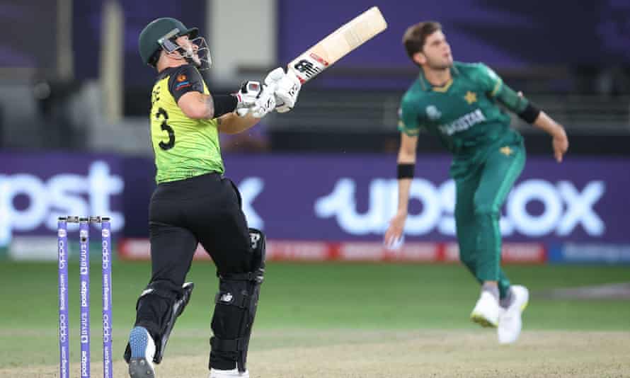 Matthew Wade steered Australia into the final with three successive sixes against Pakistan.