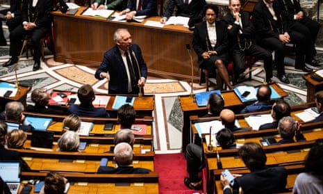 French prime minister Francois Bayrou in Parliament in Paris earlier this week.