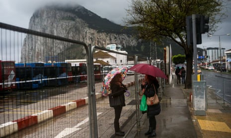 Women talk in Gibraltar