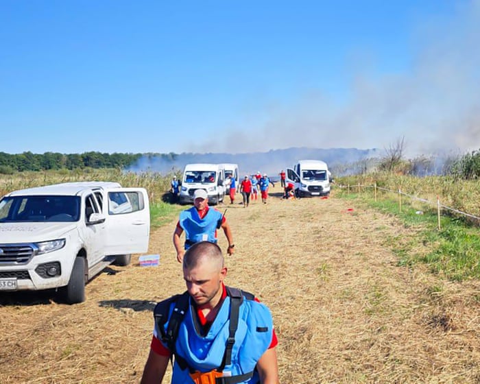 Ukraine war briefing: Russian attack kills two mine-clearing workers, say officials