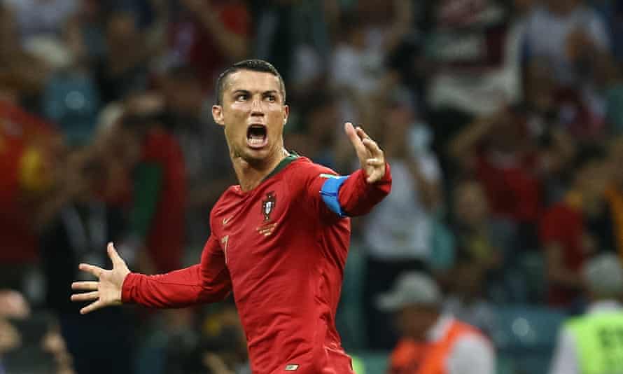 Cristiano Ronaldo Hits Hat Trick As Portugal Deny Spain In Six Goal Thriller World Cup 2018 The Guardian World Cup 2022 Portugal Vs Spain