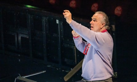 Conductor Mark Elder in the pit during rehearsals