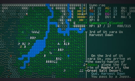 Caves of Qud is a “roguelike” fantasy game with deep simulation and AI components