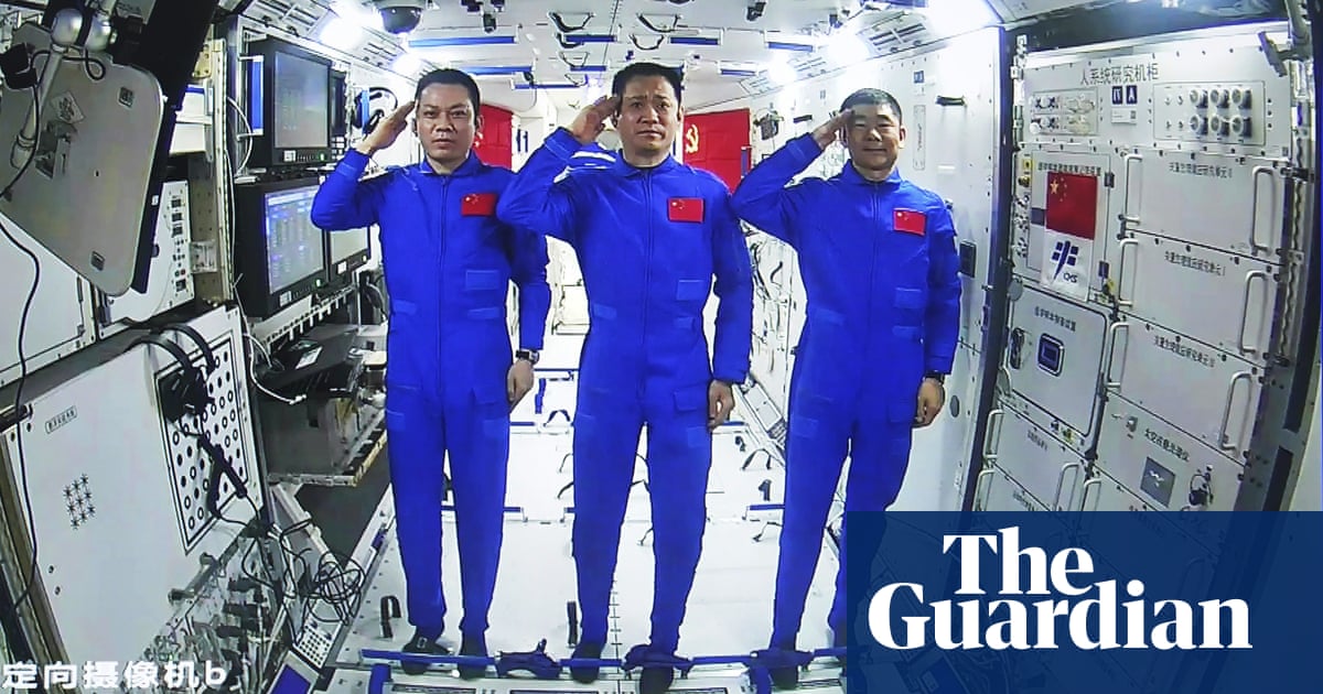 Astronauts at China's new space station conduct first spacewalk