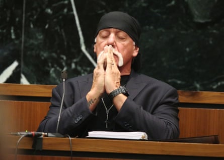 Hulk Hogan, during his trial against Gawker Media, in 2016.