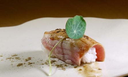Japanese-style tuna at Tunateca Balfegó restaurant