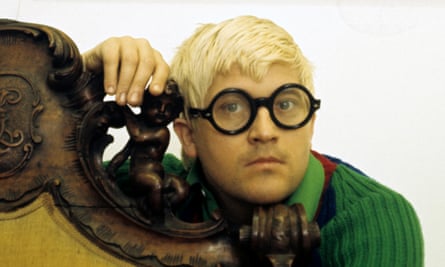 David Hockney in England in the 70s