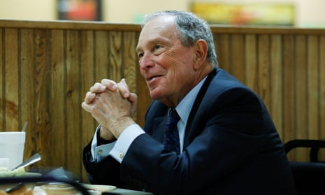 Bloomberg in Arkansas after adding his name to the primary ballot there earlier this month