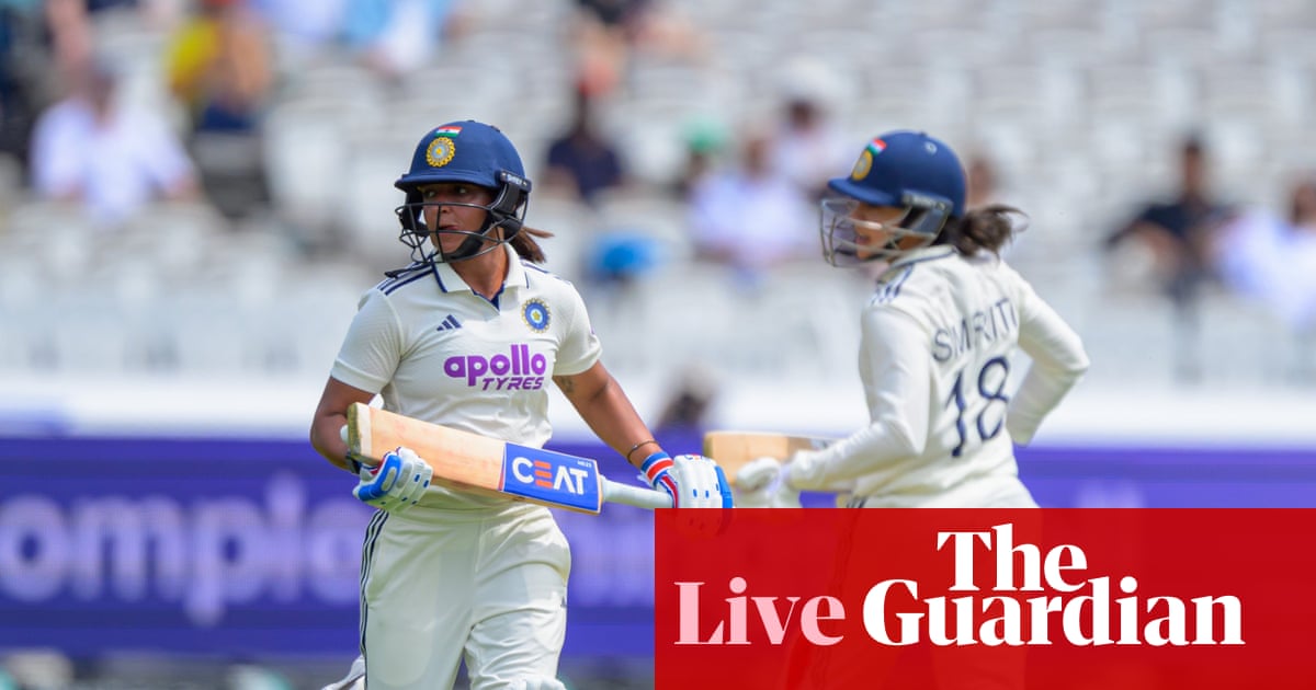 England v India: women’s cricket Test match, day one – live