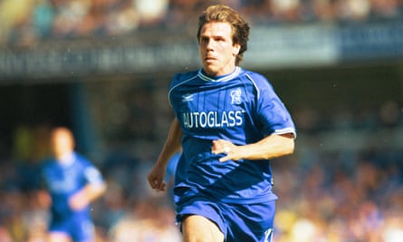 Gianfranco Zola at Chelsea.