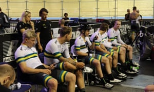 Riders cool down