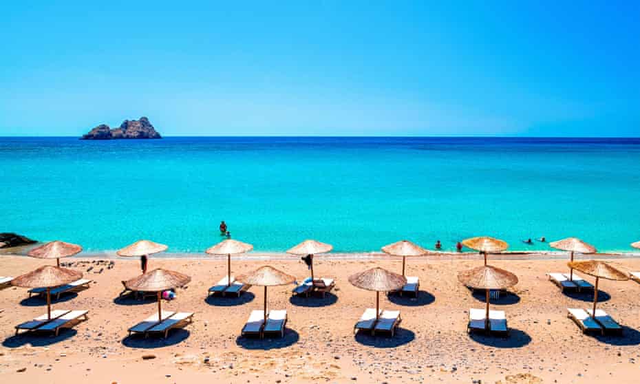 Mazida Ammos beach in south-east Crete.