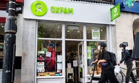 An Oxfam shop on Upper Street, Islington, London.