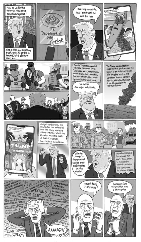 David Squires on … Fifa’s peace prize and Donald Trump’s eligibility, panel 1
