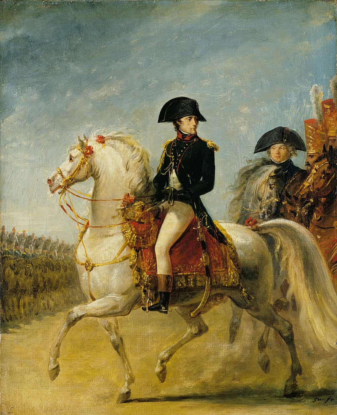 Antoine-Jean Gros, General Bonaparte Reviewing Troops