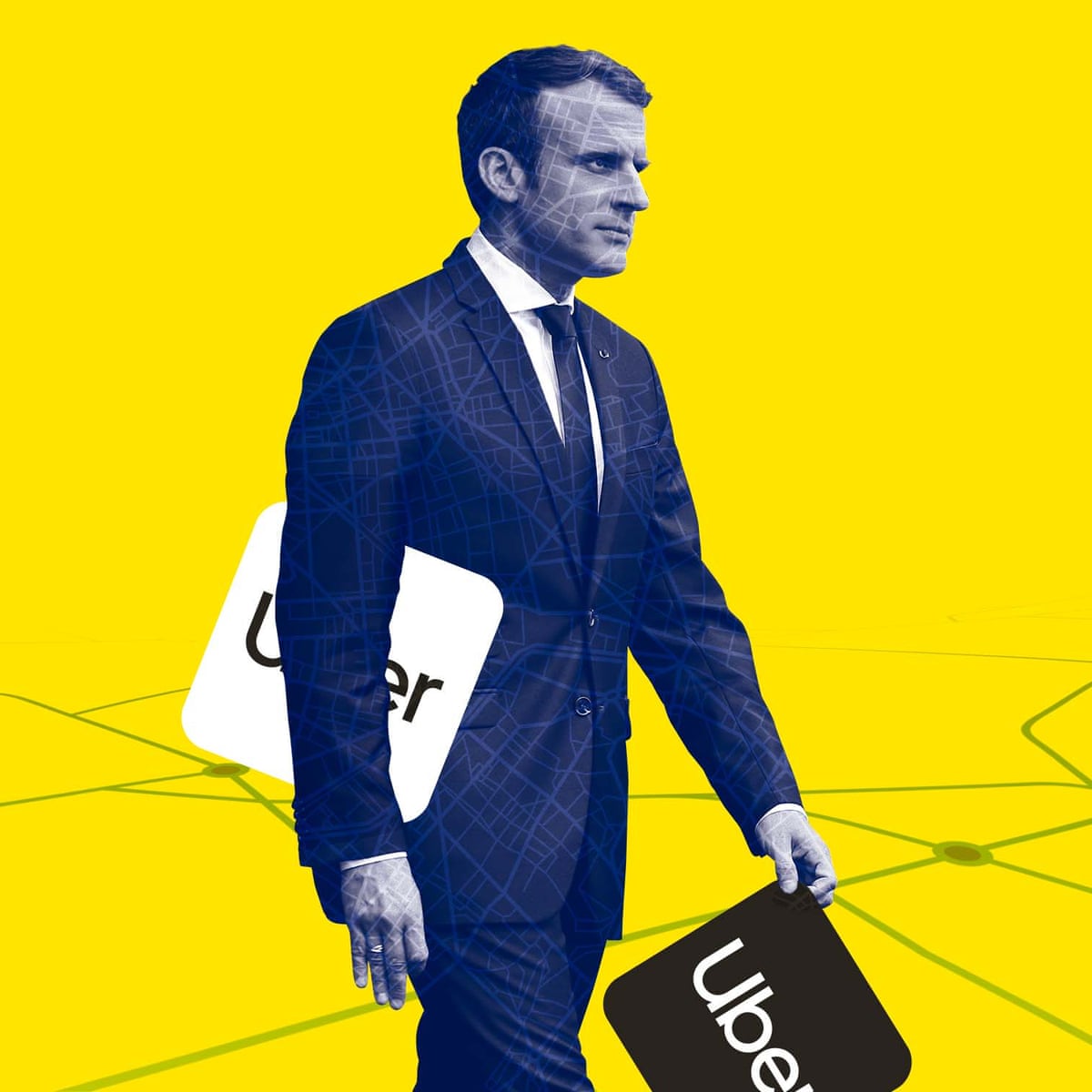 Emmanuel Macron secretly aided Uber lobbying drive in France, leak reveals | Emmanuel Macron | The Guardian