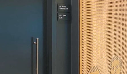 James Milner jokingly suggested a door be named after him – and so one was.