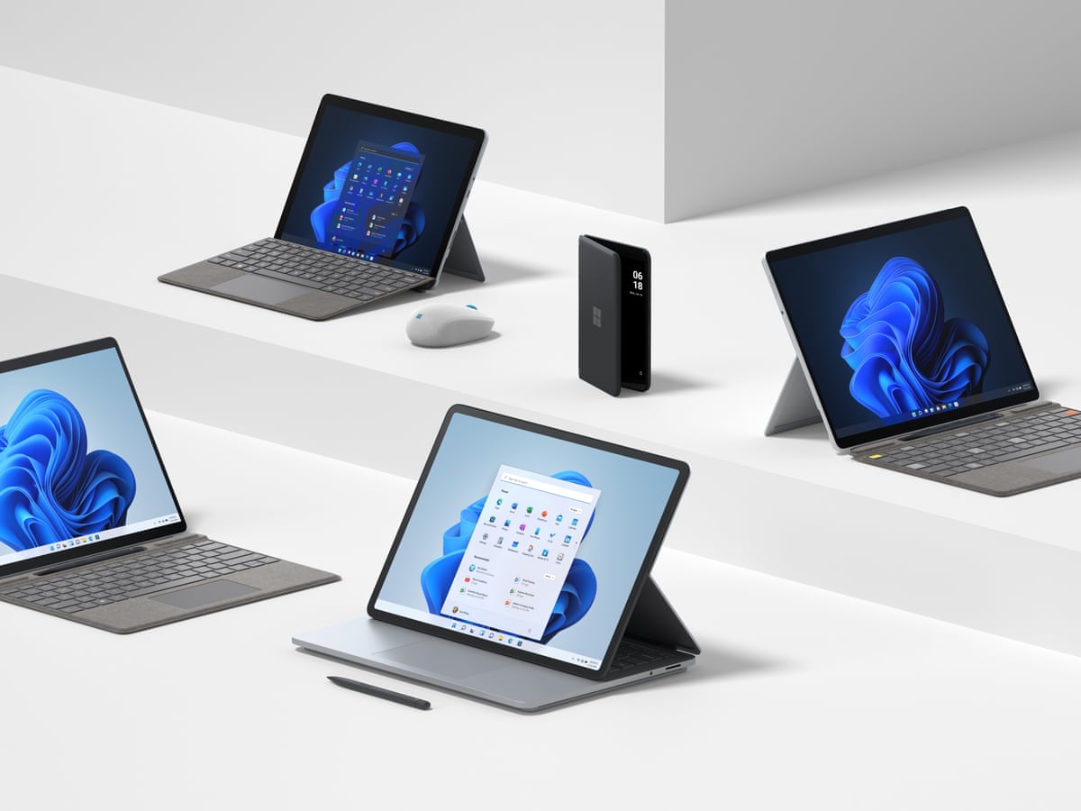 Microsoft Launches Surface Pro 8 Laptop Studio And Duo 2 Phone Microsoft The Guardian Microsoft Launches Surface Pro 8 Laptop Studio And Duo 2 Phone Microsoft The Guardian