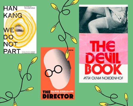Covers of We Do Not Part, The Director and The Devil Book.