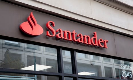 Santander bank, 69 Cheapside in the city of London, UK