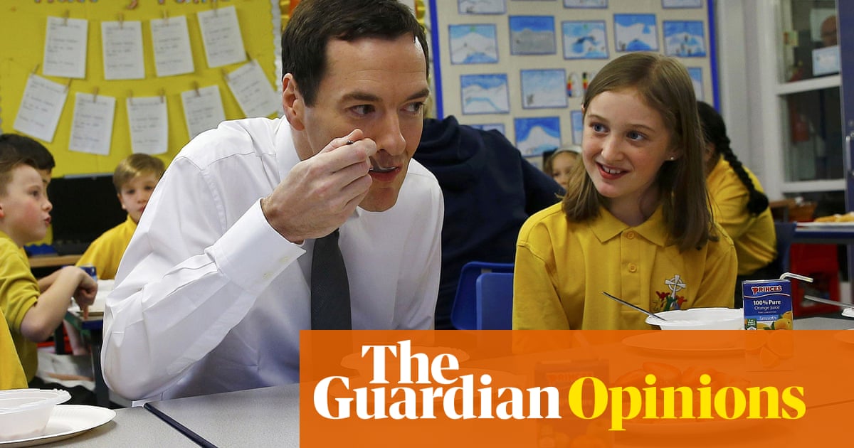 Osborne the great child impoverisher is backing free school meals. Has he forgotten who he is? | Polly Toynbee