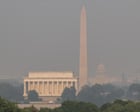 Air quality warnings remain in place across US as wildfire smoke continues to swathe country