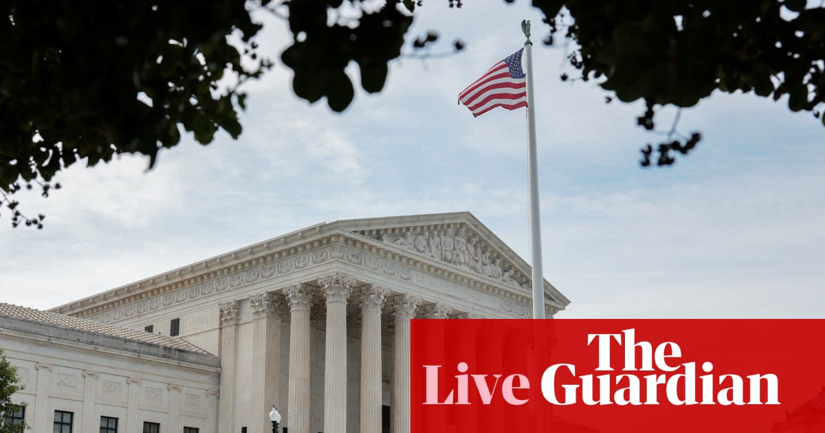 Supreme court releases opinions as rulings still to come on cases such as birthright citizenship - US politics live