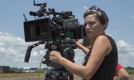 Rachel Morrison, the first woman Oscar-nominated for cinematography, on the set of Mudbound.