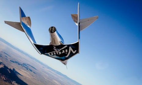 Virgin’s airplane-like SpaceShipTwo, designed to carry six passengers and two pilots on a brief trip to what some agencies consider the edge of space, took off on Thursday morning from California’s Mojave air and space port.