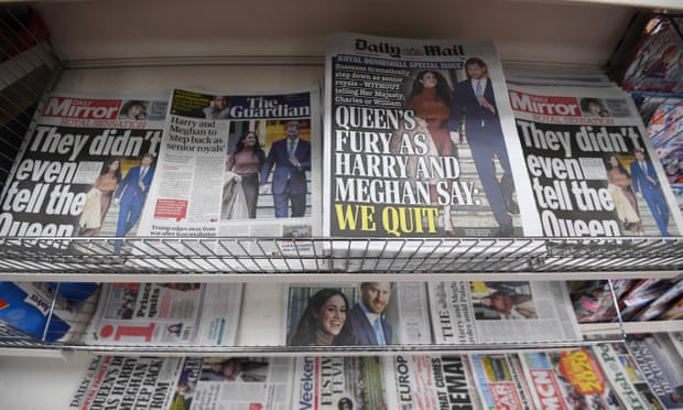 The front pages of British newspapers on 9 January.