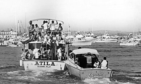 ‘Migrants do not steal the natives’ jobs’: boats leaving Cuba for Miami in May 1980