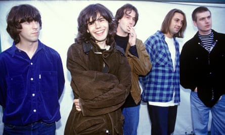 Tim Burgess with the Charlatans in 1992