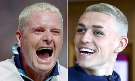 Phil Foden and Paul Gascoigne.