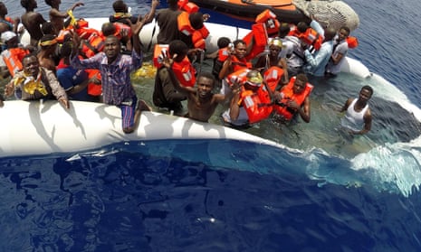 Migrants rescued by Save the Children’s Vos Hestia