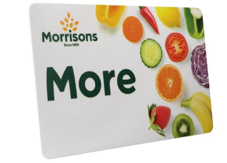 The Morrisons More loyalty card.