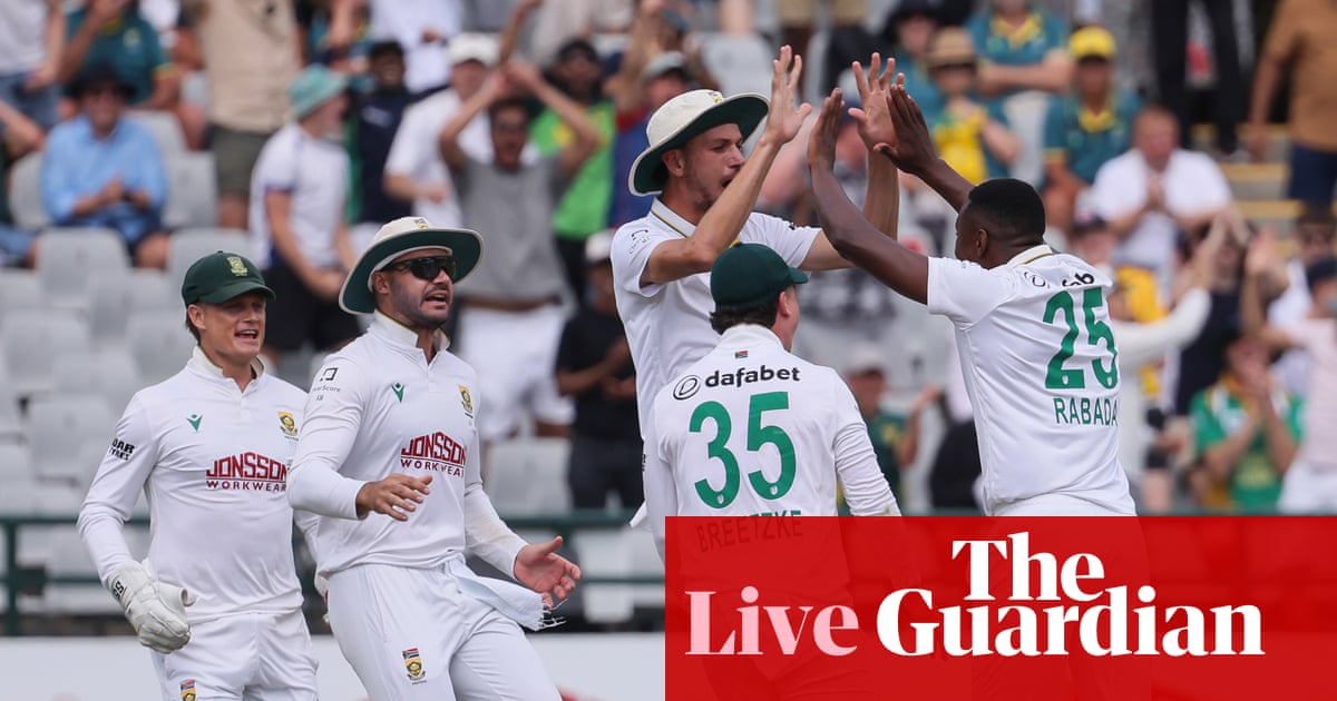 South Africa v Australia: third men’s cricket Test, day five – live