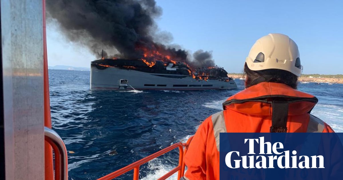 New £20m superyacht destroyed by fire weeks after delivery to owner
