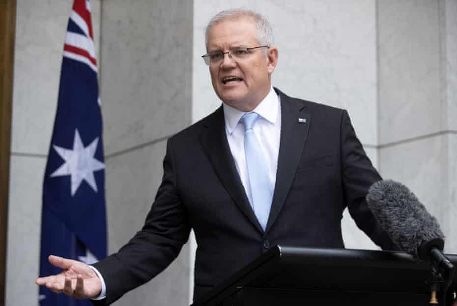 Australian prime minister Scott Morrison 