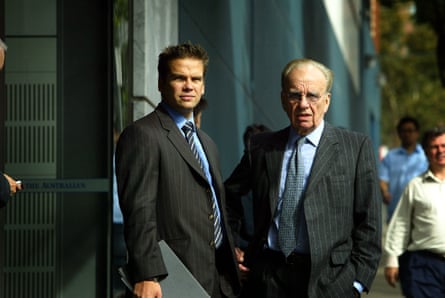Lachlan and Rupert Murdoch