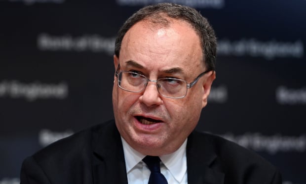 Andrew Bailey, the governor of the Bank of England