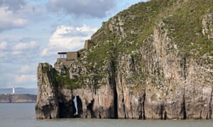 Steep Holm Island, UK.