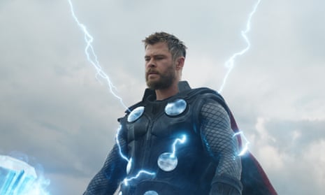 Chris Hemsworth as Thor in Avengers: Endgame. 