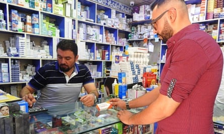 The app links patients to a network of 200 pharmacies in Mosul.