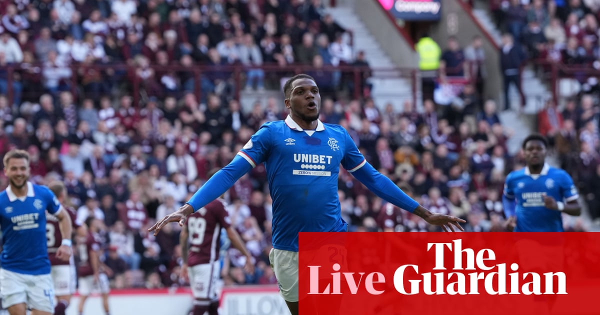 Hearts v Rangers: Scottish Premiership – live
