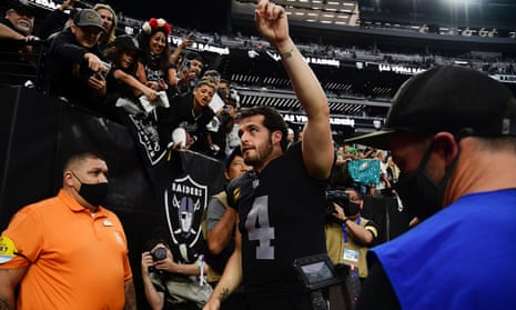 Derek Carr has been with the Raiders since they drafted him in 2014