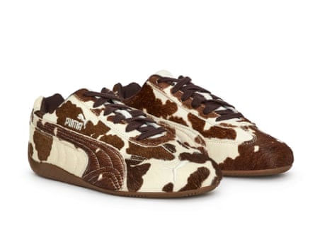 Puma Speedcat Cow Print Trainers