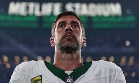 Aaron Rodgers reportedly could stay in New York after all ... with lowly Giants | Aaron Rodgers | The Guardian