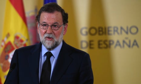Spanish Prime Minister Mariano Rajoy speaks during a press conference after a meeting following the attack of Barcelona on August 17, 2017, when a van ploughed into the crowd, killing at least 13 people and injuring around 100 others on the Rambla in Barcelona. A driver deliberately rammed a van into a crowd on Barcelona’s most popular street on August 17, 2017 killing at least 13 people before fleeing to a nearby bar, police said. Officers in Spain’s second-largest city said the ramming on Las Ramblas was a “terrorist attack”. The driver of a van that mowed into a packed street in Barcelona is still on the run, Spanish police said / AFP PHOTO / LLUIS GENELLUIS GENE/AFP/Getty Images