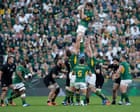 South Africa v New Zealand: rugby union first Test – live